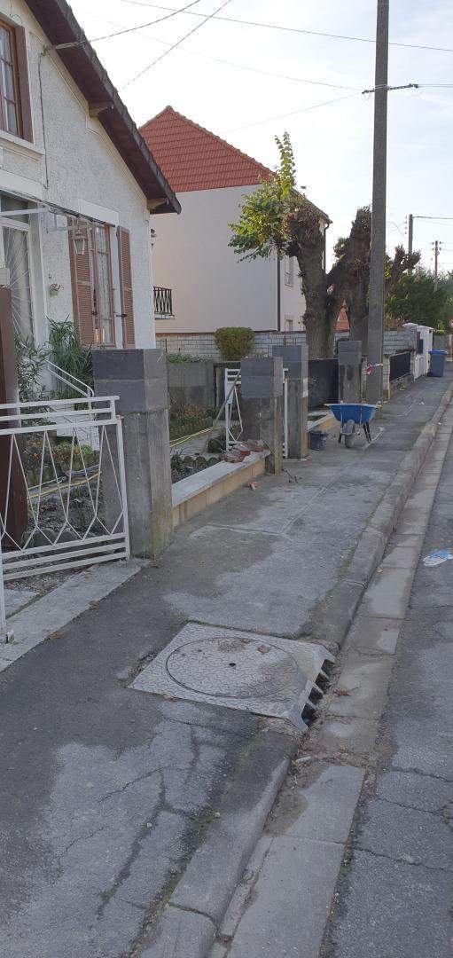 Construction muret Livry-Gargan