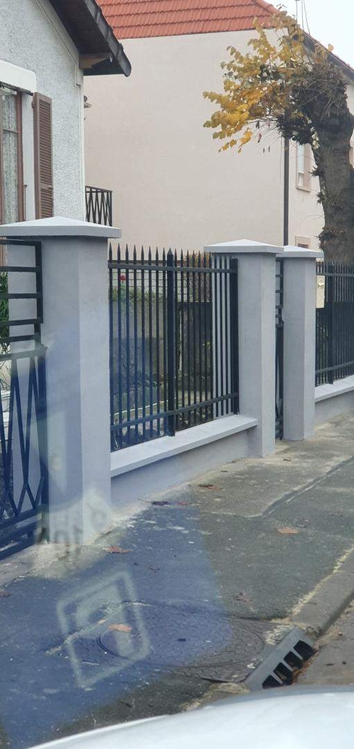 Construction muret Livry-Gargan